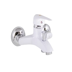 شیر حمام دوش گارنت سفید کروم پاژ